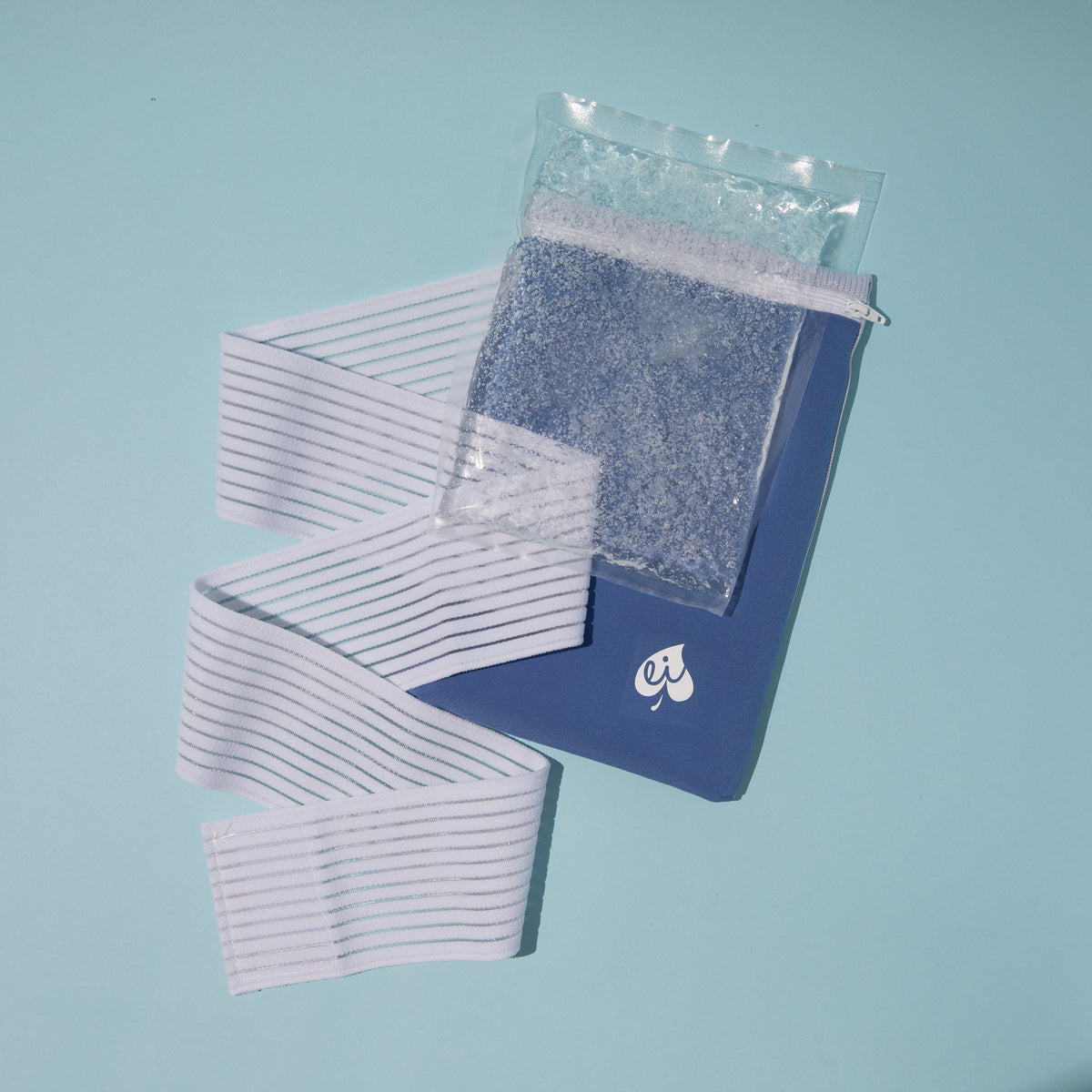 Breast Surgery Or Injury - Thermal Pockets Fabric Ice Pack Set. Comfortable &amp; No Mess when using.