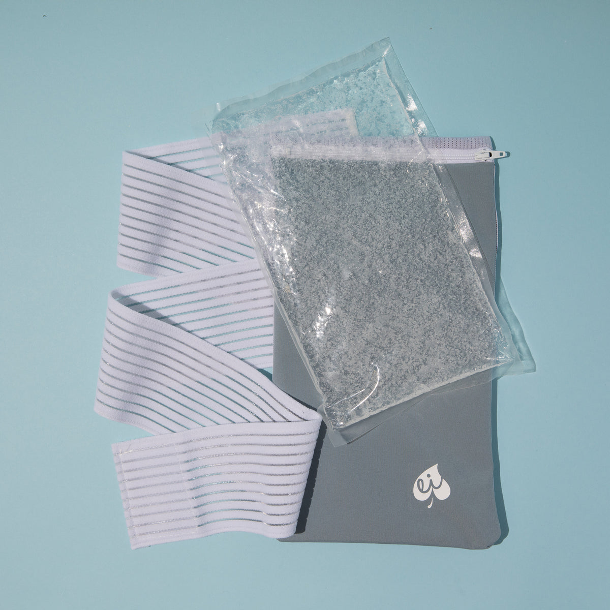 Knee Surgery Or Injury - Thermal Pockets Fabric Ice Pack Set. Comfortable &amp; No Mess when using.