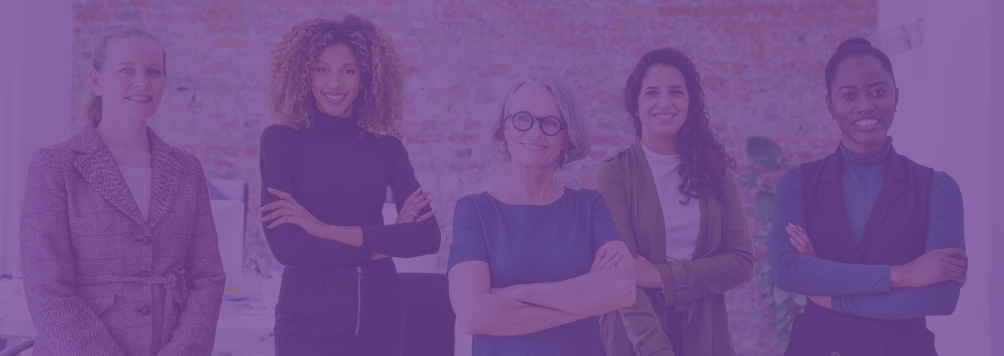 group of business women smiling