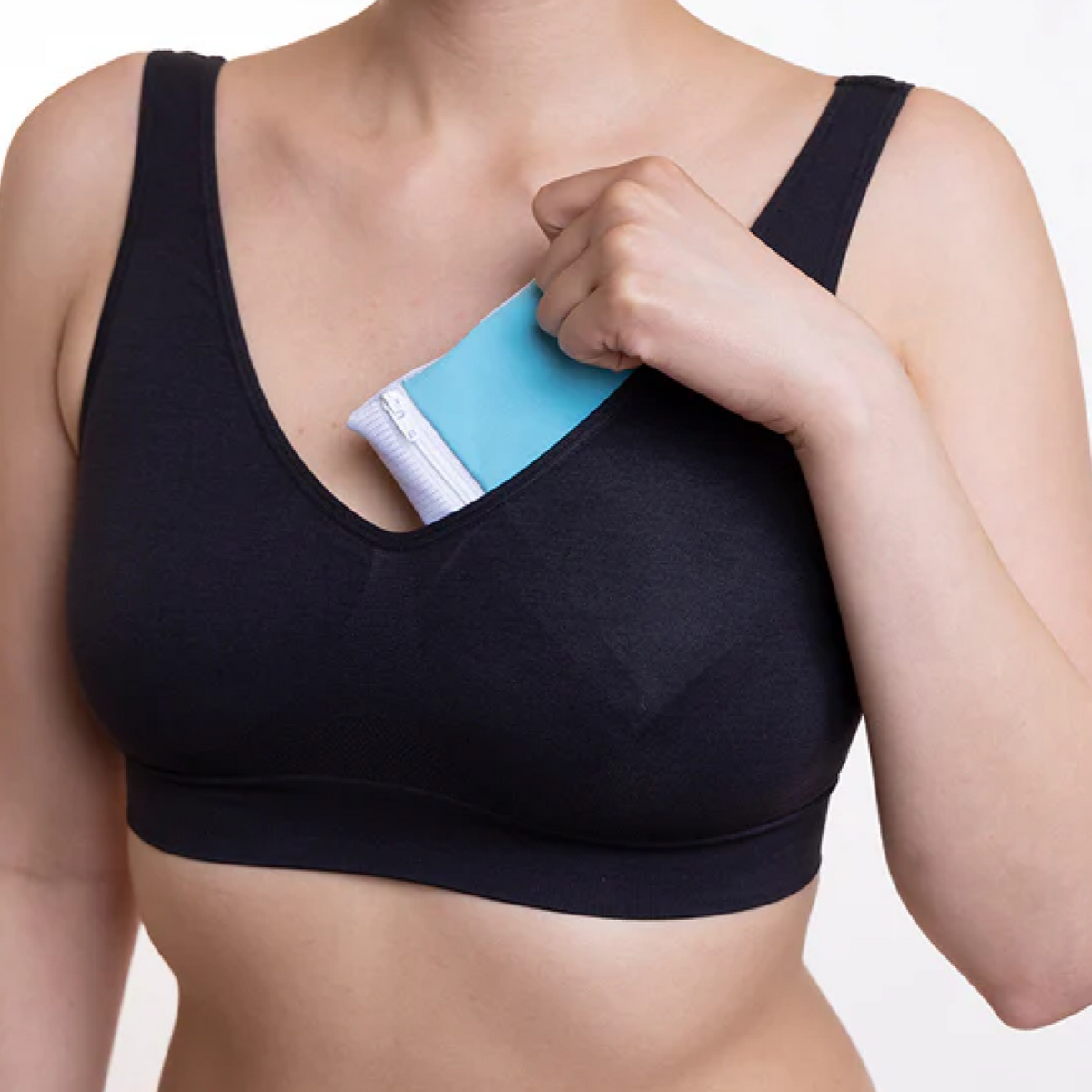 Breast Surgery Or Injury - Thermal Pockets Fabric Ice Pack Set. Comfortable &amp; No Mess when using.